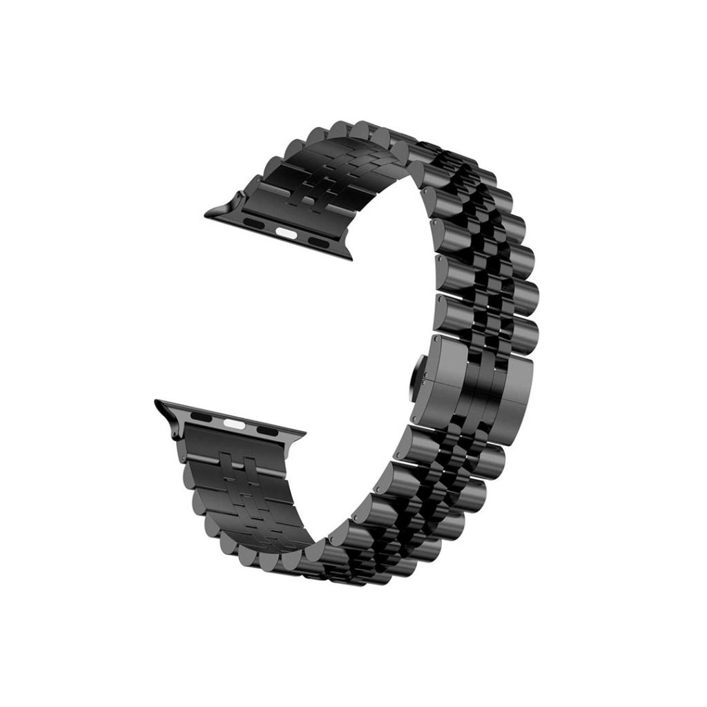 Rollie Black Apple Watch Band