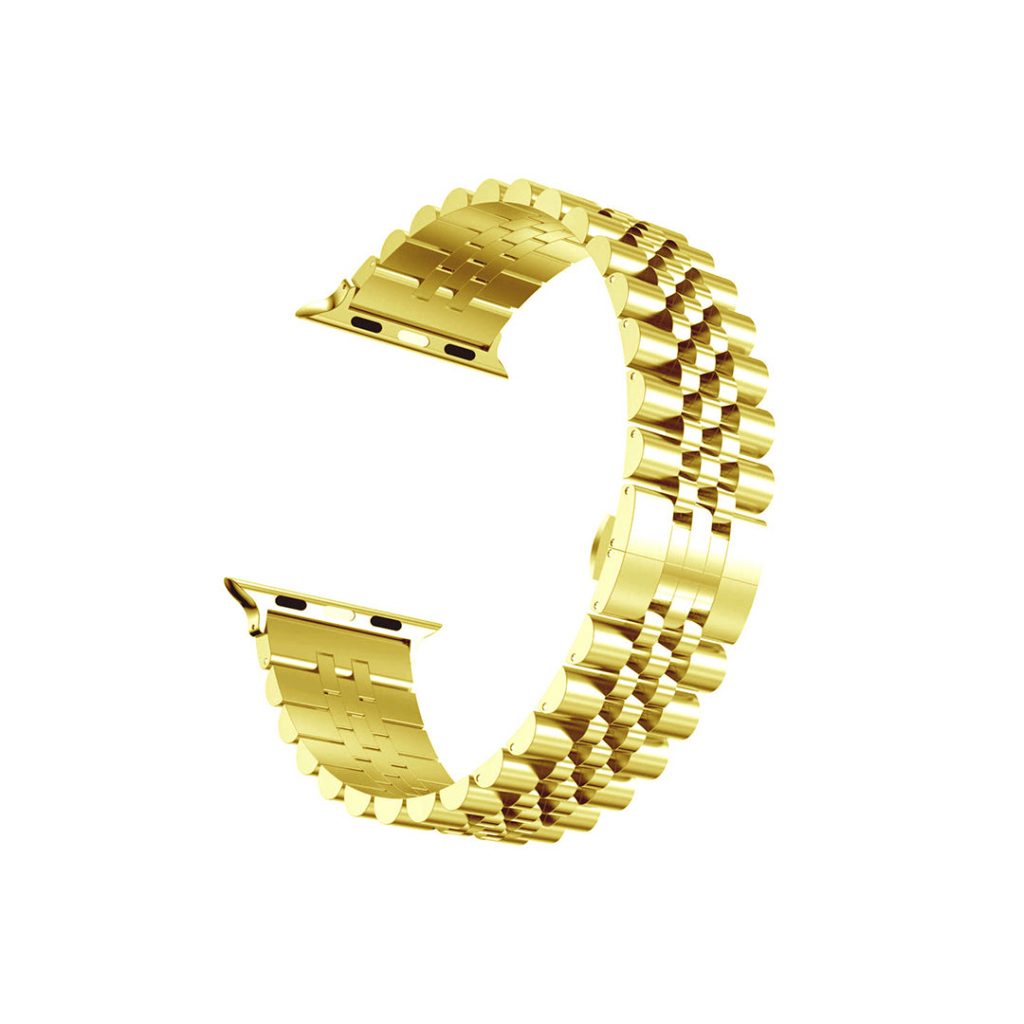 Rollie Full Gold Apple Watch Band